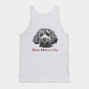 Happy mother's day from a cuddly cockapoo puppy Tank Top